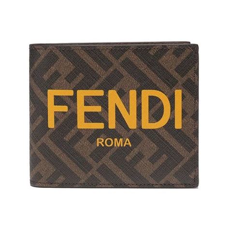 fendi portefeuille homme|portefeuille en tissu Fendi Hommes VBZTD62587 brun accessoires.